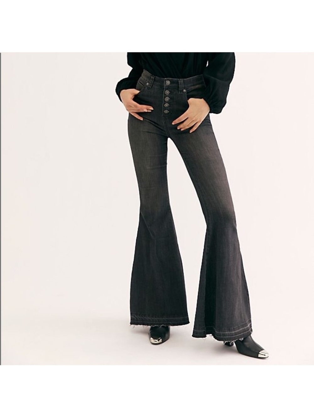 We The Free Women's Irreplaceable High Waist Flare Jeans Size 29